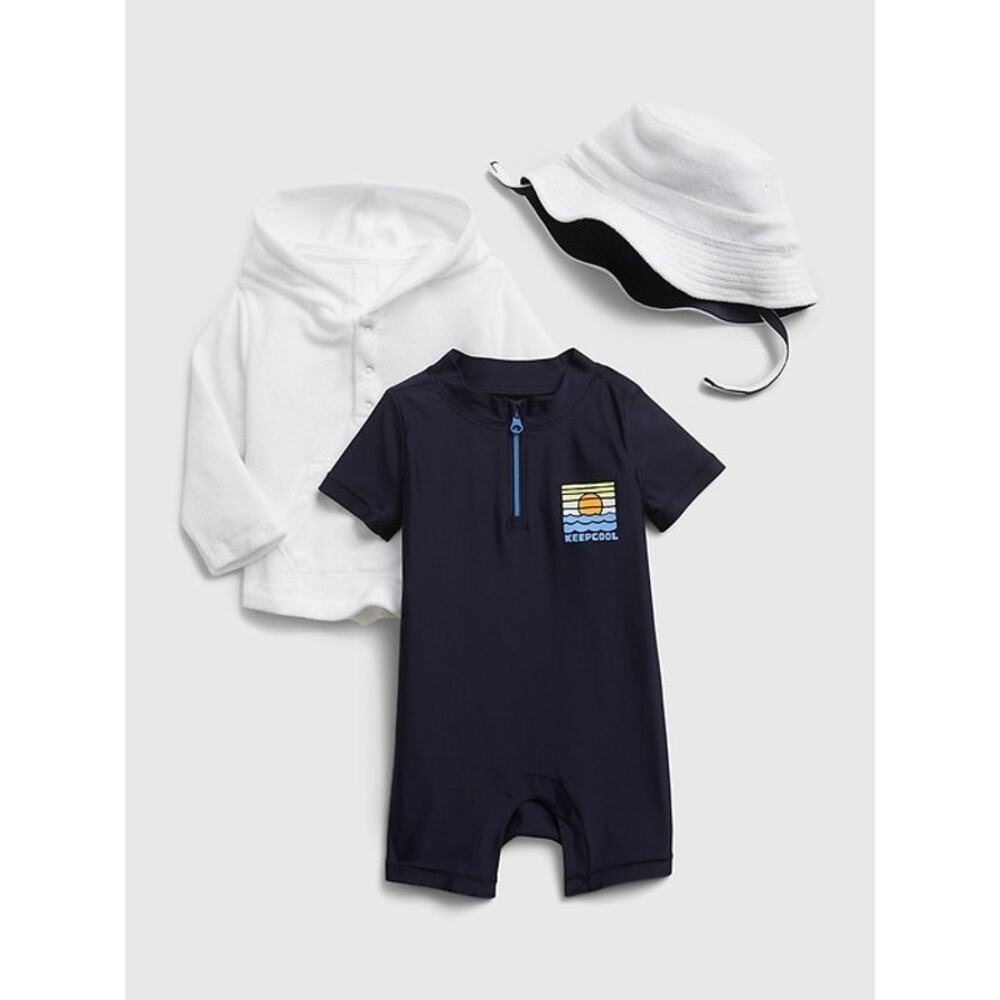 GAP Baby 3-Piece Swim Outfit Set Sz 18-24